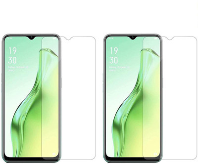 Brox Tempered Glass Guard for Oppo A12(Pack of 2)