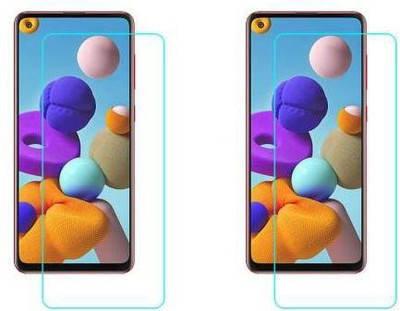 HQ Protection Tempered Glass Guard for Samsung Galaxy A21S(Pack of 2)