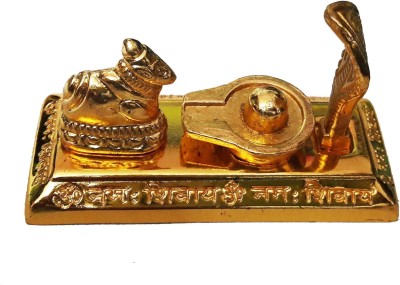 NAVYAKSH Decorative Showpiece  -  4 cm(Metal, Gold)