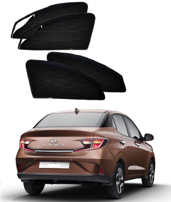 AuTO ADDiCT Side Window Sun Shade For Hyundai(Black)