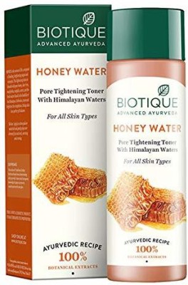 BIOTIQUE COMBO PACK OF BIO HONEY WATER TONER 240ML Men & Women(240 ml)