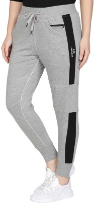 UZARUS Solid Women Grey Track Pants