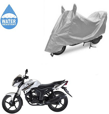 SRENTERPRISES Two Wheeler Cover for Yamaha(SZ-S, Silver)