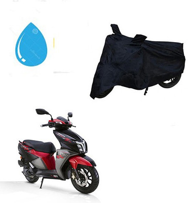 HYBRIDS COLLECTION Waterproof Two Wheeler Cover for TVS(NTORQ, Black)