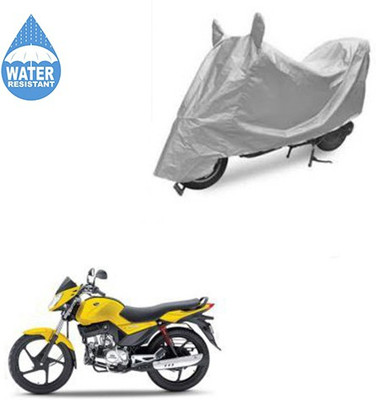 SRENTERPRISES Two Wheeler Cover for Mahindra(Stallio, Silver)
