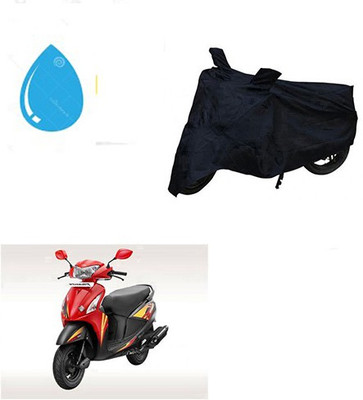 HYBRIDS COLLECTION Waterproof Two Wheeler Cover for Hero(Pleasure, Black)