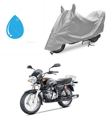 THE REAL ARV Waterproof Two Wheeler Cover for Bajaj(Boxer, Silver)