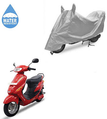 SRENTERPRISES Two Wheeler Cover for Hero(E Sprint, Silver)