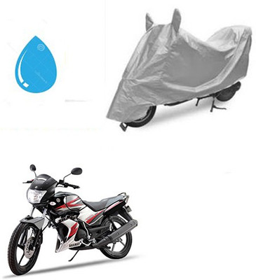 THE REAL ARV Waterproof Two Wheeler Cover for Yamaha(SS 125, Silver)