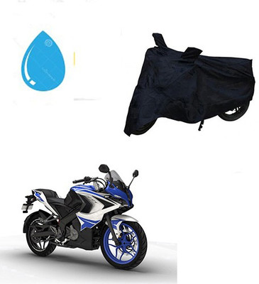 HYBRIDS COLLECTION Two Wheeler Cover for Bajaj(Pulsar RS 200, Black)