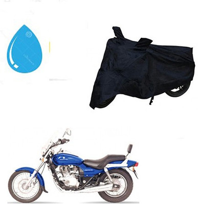 Amozkart Two Wheeler Cover for Bajaj(Avenger, Black)