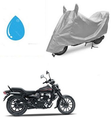 SRENTERPRISES Two Wheeler Cover for Bajaj(Avenger 150 Street, Silver)