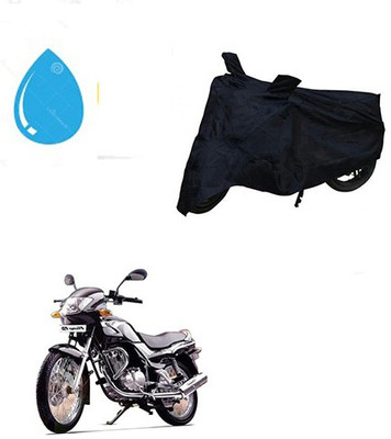 Amozkart Waterproof Two Wheeler Cover for TVS(Fiero F2, Black)