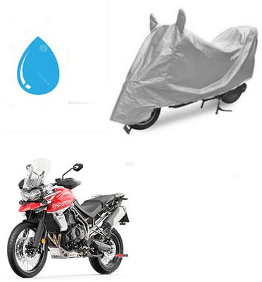 HYBRIDS COLLECTION Waterproof Two Wheeler Cover for Triumph(Tiger 800 XCA, Silver)