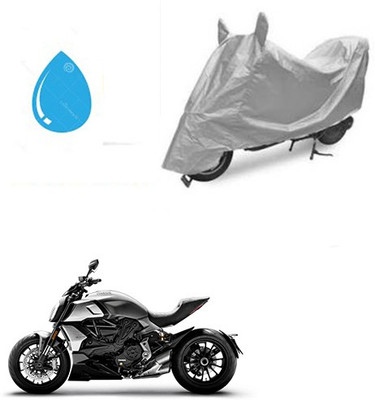THE REAL ARV Waterproof Two Wheeler Cover for Ducati(Diavel, Silver)