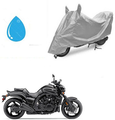 THE REAL ARV Waterproof Two Wheeler Cover for Yamaha(VMAX, Silver)