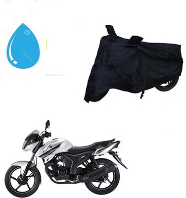THE REAL ARV Waterproof Two Wheeler Cover for Yamaha(SZ-S, Black)
