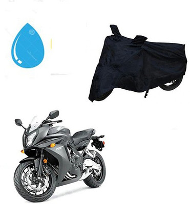 HYBRIDS COLLECTION Waterproof Two Wheeler Cover for Honda(CBR 650F, Black)