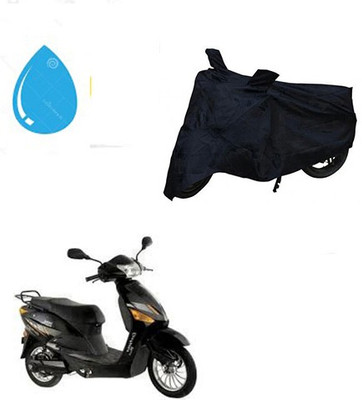 Amozkart Waterproof Two Wheeler Cover for Hero(Electric Zippy, Black)