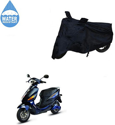 SRENTERPRISES Two Wheeler Cover for Hero(Electric Cruz, Black)