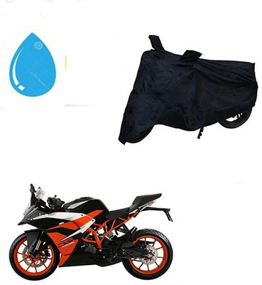 HYBRIDS COLLECTION Waterproof Two Wheeler Cover for KTM(RC 390, Black)