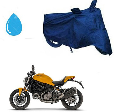 RPSENTTERPR Waterproof Two Wheeler Cover for Ducati(Monster 821, Blue)