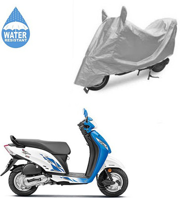 SRENTERPRISES Two Wheeler Cover for Honda(Activa i, Silver)