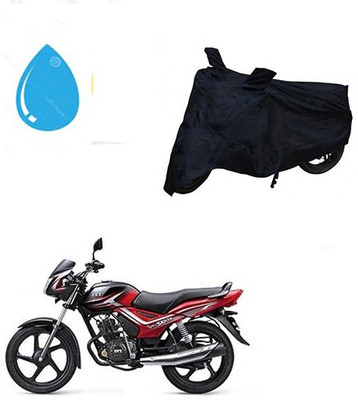 HYBRIDS COLLECTION Waterproof Two Wheeler Cover for TVS(Star City, Black)