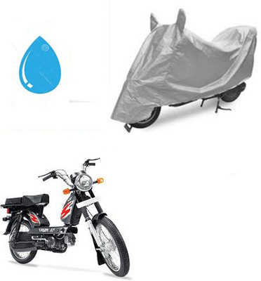 HYBRIDS COLLECTION Waterproof Two Wheeler Cover for TVS(Heavy Duty Super XL, Silver)