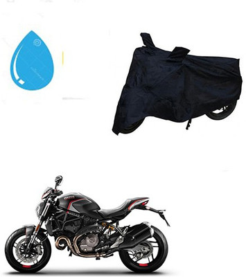 MMSSTAR Waterproof Two Wheeler Cover for Ducati(Monster 82, Black)