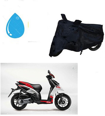HYBRIDS COLLECTION Waterproof Two Wheeler Cover for Aprilia(SR 125, Black)