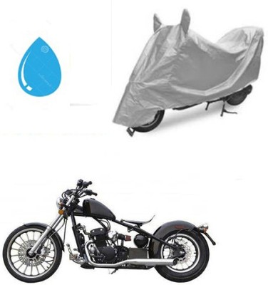 Atulit enterprises Waterproof Two Wheeler Cover for Harley Davidson(Bobber 350, Silver)