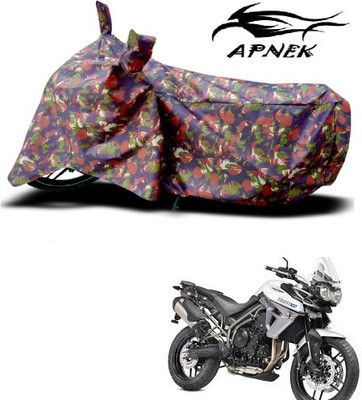 APNEK Waterproof Two Wheeler Cover for Triumph(Tiger 800 XR, Multicolor)