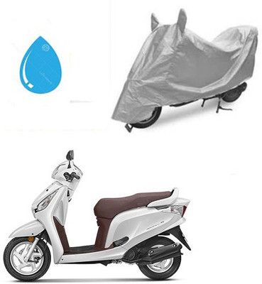 Atulit enterprises Waterproof Two Wheeler Cover for Honda(Aviator, Silver)