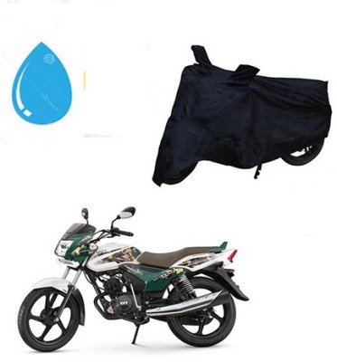 HYBRIDS COLLECTION Waterproof Two Wheeler Cover for TVS(Star, Black)