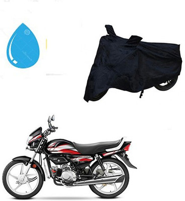 HYBRIDS COLLECTION Waterproof Two Wheeler Cover for Hero(CD deluxe, Black)