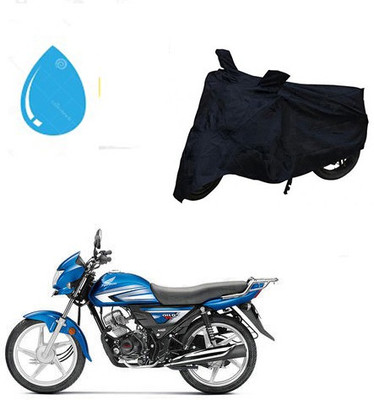 MMSSTAR Waterproof Two Wheeler Cover for Hero(CD 110 Dream, Black)