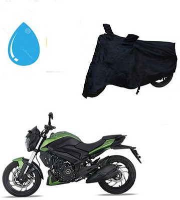 HYBRIDS COLLECTION Waterproof Two Wheeler Cover for Bajaj(Dominar, Black)