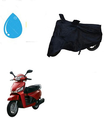 THE REAL ARV Waterproof Two Wheeler Cover for Mahindra(Gusto, Black)