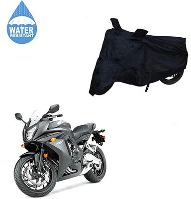 SRENTERPRISES Two Wheeler Cover for Honda(CBR 650F, Black)