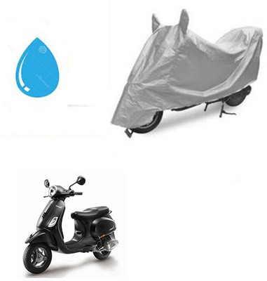 HYBRIDS COLLECTION Waterproof Two Wheeler Cover for Piaggio(Vespa, Silver)