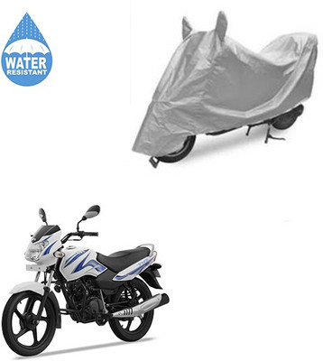 SRENTERPRISES Two Wheeler Cover for TVS(Star Sport, Silver)