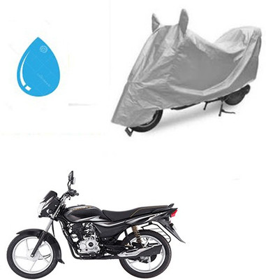SRENTERPRISES Two Wheeler Cover for Bajaj(Platina 100 DTS-i, Silver)