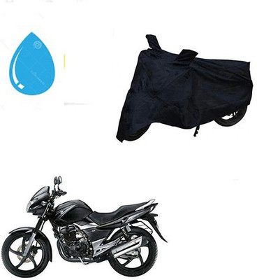 saanvi Waterproof Two Wheeler Cover for Suzuki(GS 150R, Black)