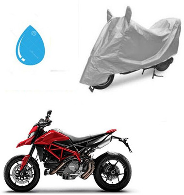 THE REAL ARV Waterproof Two Wheeler Cover for Ducati(Hyperstrada, Silver)