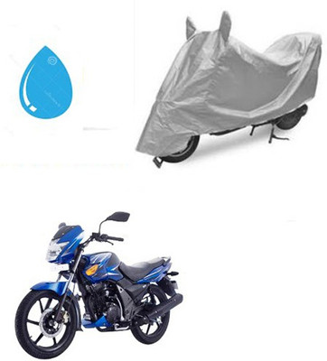 HYBRIDS COLLECTION Waterproof Two Wheeler Cover for TVS(Flame SR125, Silver)
