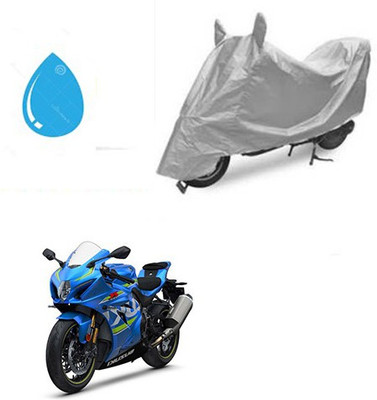 THE REAL ARV Waterproof Two Wheeler Cover for Suzuki(GSX, Silver)