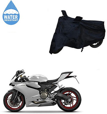 Mdstar Waterproof Two Wheeler Cover for Ducati(899 Panigale, Black)
