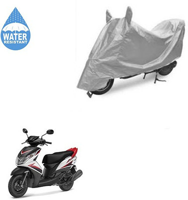 SRENTERPRISES Two Wheeler Cover for Yamaha(Ray Z, Silver)
