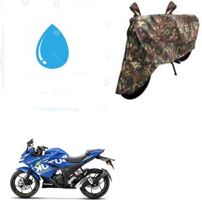 HYBRIDS COLLECTION Waterproof Two Wheeler Cover for Suzuki(Gixxer SF, Multicolor)